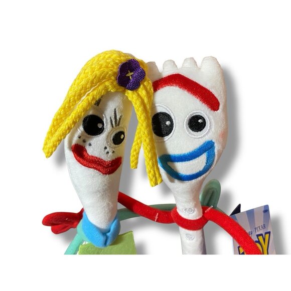 Disney Store Toy Story Forky and Karen Beverly Be My Valentines Day Plush NWT - Picture 2 of 6